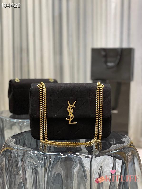 YSL Jamie Cashmere Knitting Black – 634820 - 24×15.5×6.5 cm - 1