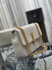 YSL Jamie Cashmere Knitting Grey – 634820 - 24×15.5×6.5 cm - 4