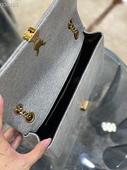 YSL Jamie Cashmere Knitting Grey – 634820 - 24×15.5×6.5 cm - 3
