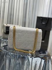 YSL Jamie Cashmere Knitting Grey – 634820 - 24×15.5×6.5 cm - 2