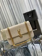 YSL Jamie Cashmere Knitting Beige– 634820 - 24×15.5×6.5 cm - 2