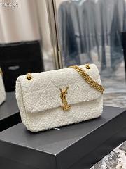 YSL Jamie Tweed White – 634820 - 24×15.5×6.5 cm - 6