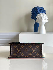 Louis Vuitton Spring Street Monogram Vernis Leather Handbag Rose Ballerine - M90468 - 17.0 x 16.0 x 8.5 cm (Black/White/Pink) - 5
