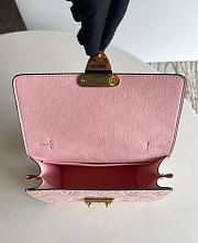 Louis Vuitton Spring Street Monogram Vernis Leather Handbag Rose Ballerine - M90468 - 17.0 x 16.0 x 8.5 cm (Black/White/Pink) - 2