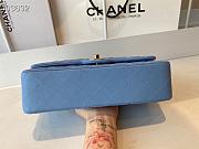 Chanel Classic Flap Bag Lambskin Gold Chain and Hardware Blue- 880780 – 25cm - 5