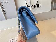 Chanel Classic Flap Bag Lambskin Gold Chain and Hardware Blue- 880780 – 25cm - 3