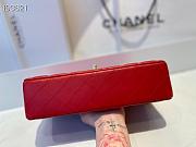Chanel Classic Flap Bag Lambskin Gold Chain and Hardware Red - 880780 – 25cm - 5