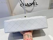 Chanel Classic Flap Bag Lambskin Gold Chain and Hardware White - 880780 – 25cm - 5