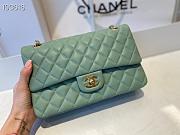 Chanel Classic Flap Bag Lambskin Gold Chain and Hardware Mint - 880780 – 25cm - 1