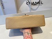 Chanel Classic Flap Bag Lambskin Silver Chain Hardware Beige - 880780 – 25cm - 4