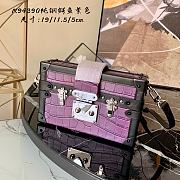 Louis Vuitton Petite Malle Box Bag Amytheste - M40273 – 19x11.5x5cm - 1