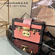 Louis Vuitton Petite Malle Box Bag Light Orange - M40273 – 19x11.5x5cm - 1