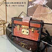 Louis Vuitton Petite Malle Box Bag Orange Sunset - M40273 – 19x11.5x5cm - 1
