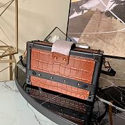 Louis Vuitton Petite Malle Box Bag Orange Sunset - M40273 – 19x11.5x5cm - 4