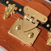 Louis Vuitton Petite Malle Box Bag Orange Sunset - M40273 – 19x11.5x5cm - 5