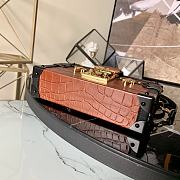 Louis Vuitton Petite Malle Box Bag Orange Sunset - M40273 – 19x11.5x5cm - 6