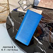 Louis Vuitton Brazza Wallet Vertical Epi Leather Blue - M80788 – 10 x 19 x 2 cm - 1