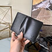 Louis Vuitton Pocket Organizer Epi Leather Black - M80767 - 8 x 11 x 1 cm - 6