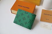 Louis Vuitton Multiple Wallet Green Cowhide Leather - M80850 - 11.5 x 9 x 1.5 cm - 5