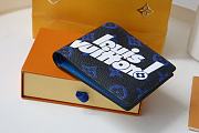 Louis Vuitton Multiple Wallet Blue Cowhide Leather - M80850 - 11.5 x 9 x 1.5 cm - 2