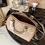 Louis Vuitton Speedy Bandouliere 25 Bicolor Monogram Empreinte Leather Tourterelle/Beige - M58947 - 25.0 x 19.0 x 15.0 cm - 5