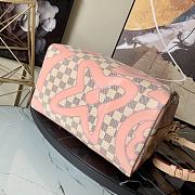 Louis Vuitton Speedy Damier Azur Tahitian silk-printed iconic - N41052 - 25.0 x 19.0 x 15.0 cm - 5