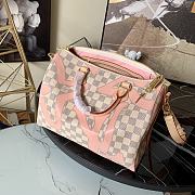 Louis Vuitton Speedy Damier Azur Tahitian silk-printed iconic - N41052 - 25.0 x 19.0 x 15.0 cm - 3