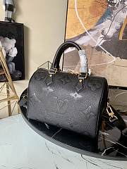 Louis Vuitton Speedy Bandouliere 25 Monogram Empreinte Leather Black - M59273 - 25.0 x 19.0 x 15.0 cm - 6