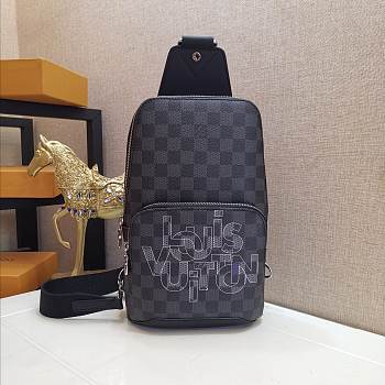 Louis Vuitton Avenue Shoulder Bag Damier Graphite - M40274 - 20.0 x 31.0 x 10.0 cm