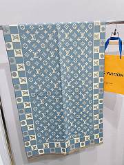 Louis Vuitton Scarf Blue – 180x70 cm - 2