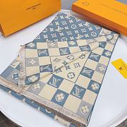 Louis Vuitton Scarf Blue – 180x70 cm - 1