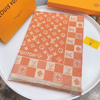 Louis Vuitton Scarf Orange – 180x70 cm