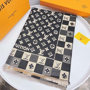 Louis Vuitton Scarf Black – 180x70 cm