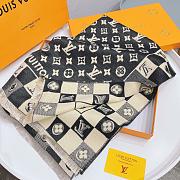 Louis Vuitton Scarf Black – 180x70 cm - 5