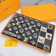 Louis Vuitton Scarf Black – 180x70 cm - 3
