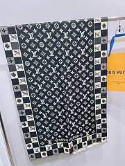 Louis Vuitton Scarf Black – 180x70 cm - 4