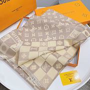 Louis Vuitton Scarf Beige – 180x70 cm - 3