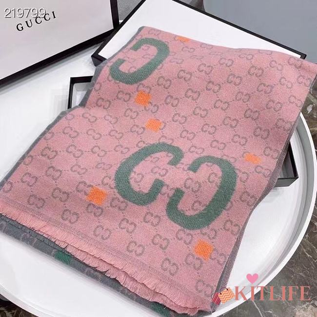 Gucci Scarf Pink – 180x70 cm - 1