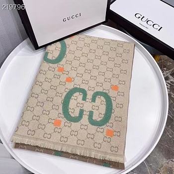 Gucci Scarf White– 180x70 cm