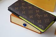 Louis Vuitton Brazza Wallet Monogram Macassar Brightly Noen Toned Grained - M80790 - 10 x 19 x 2 cm - 6