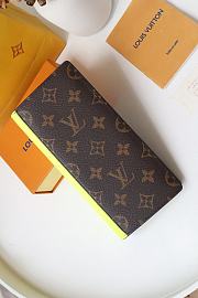 Louis Vuitton Brazza Wallet Monogram Macassar Brightly Noen Toned Grained - M80790 - 10 x 19 x 2 cm - 5
