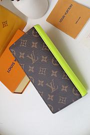 Louis Vuitton Brazza Wallet Monogram Macassar Brightly Noen Toned Grained - M80790 - 10 x 19 x 2 cm - 3
