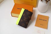 Louis Vuitton Pocket Wallet Monogram Macassar Brightly Noen Toned Grained - M80779 - 8 x 11 x 1 cm - 6