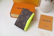 Louis Vuitton Pocket Wallet Monogram Macassar Brightly Noen Toned Grained - M80779 - 8 x 11 x 1 cm - 5