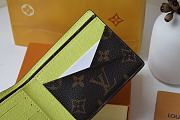 Louis Vuitton Multiple Wallet Monogram Macassar Brightly Noen Toned Grained - M80779 - 11.5 x 9 x 1.5 cm - 4