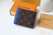 Louis Vuitton Multiple Wallet Monogram Macassar Brightly Blue Toned Grained - M80779 - 11.5 x 9 x 1.5 cm - 6