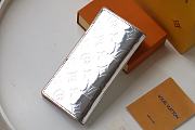 Louis Vuitton Brazza Wallet Mirror Capsule - M80807  - 10 x 19 x 2 cm - 4