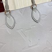 Louis Vuitton Onthego Monogram Reverse coated canvas trim Grey - M44576 - 35 x 27 x 14 - 2
