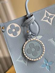 Louis Vuitton Onthego Monogram Empreinte leather Blue - M45718 - 35 x 27 x 14 cm - 6