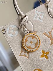Louis Vuitton Onthego Monogram Empreinte leather Yellow - M45718 - 35 x 27 x 14 cm - 2